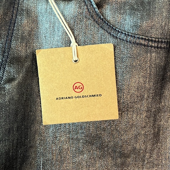 NWT AG Adriano Goldschmied The Silhouette Metallic Legging Jeans - Picture 5 of 13